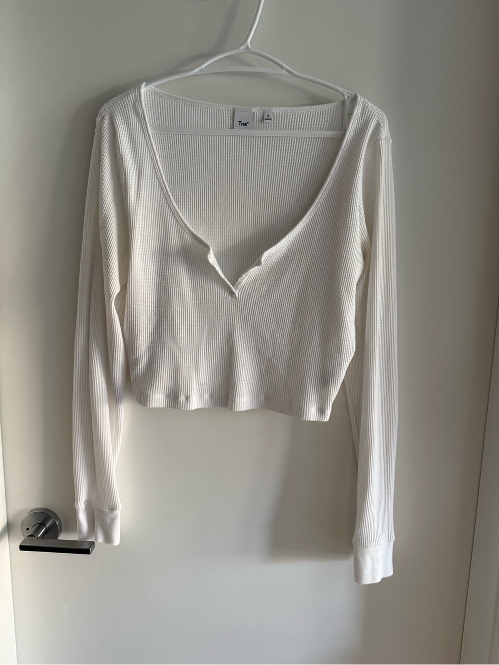 TNA Waffle Scoopneck Longsleeve